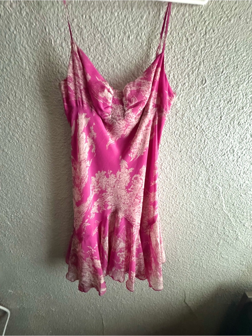 Urban Outfitters Pink Floral Satin Slip Size 4